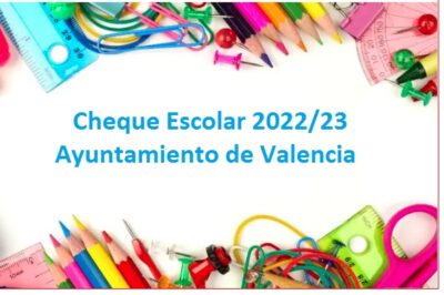 Abierto plazo Cheque escolar 2022/23