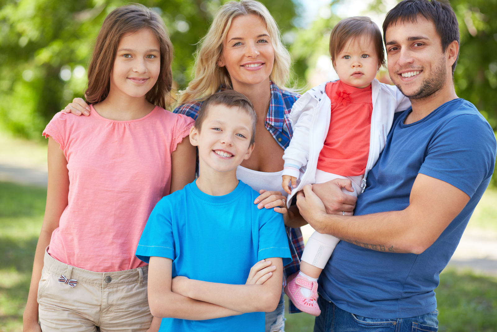 Family of five